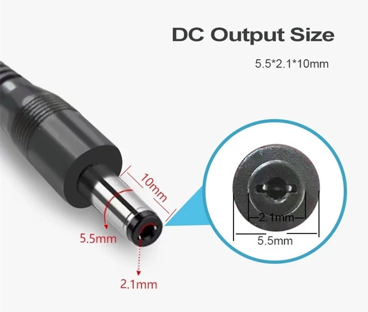 Desktop AC Adaptor 24W 12V 2A Power Adapter for LED/LCD/CCTV Camera