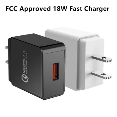 ETL/FCC/PSE/Kc 認証 18 ワット QC3.0 Pd USB 高速スマート携帯電話バッテリー旅行壁充電器